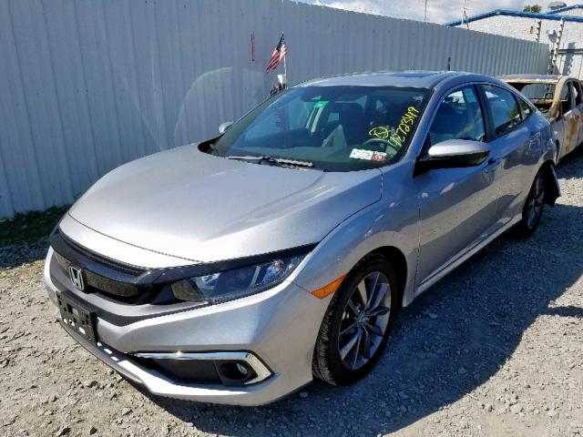 19XFC1F73KE211683 - 2019 HONDA CIVIC EXL 银色 照片 2