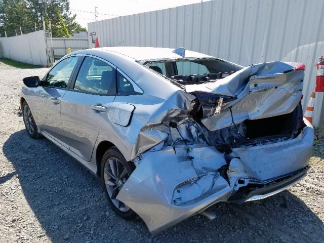 19XFC1F73KE211683 - 2019 HONDA CIVIC EXL 银色 照片 3
