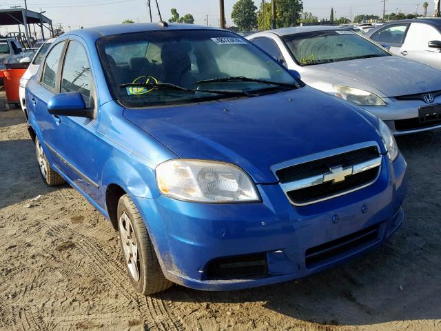 KL1TD5DE4AB120157 - 2010 CHEVROLET AVEO LS BLUE photo 1