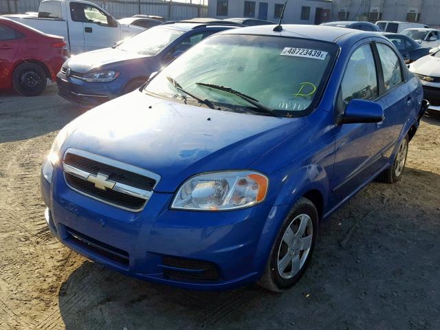 KL1TD5DE4AB120157 - 2010 CHEVROLET AVEO LS BLUE photo 2