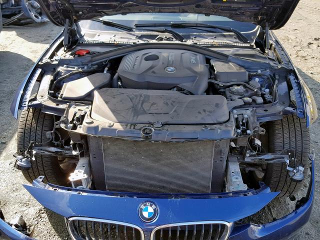 WBA8D9G33HNU64875 - 2017 BMW 330 XI BLUE photo 7