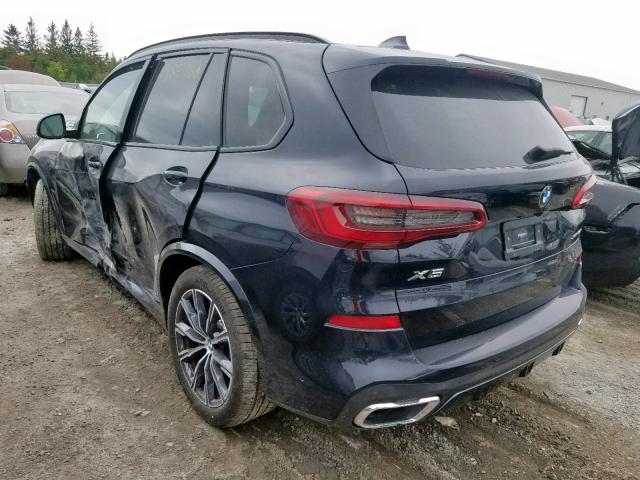 5UXCR6C52KLL01219 - 2019 BMW X5 XDRIVE4 BLACK photo 3
