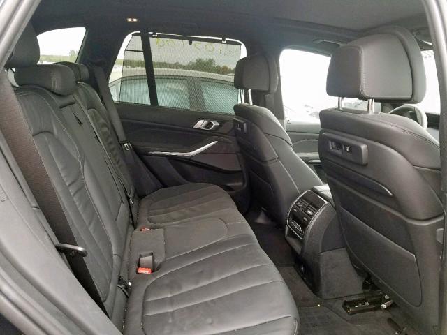 5UXCR6C52KLL01219 - 2019 BMW X5 XDRIVE4 BLACK photo 6