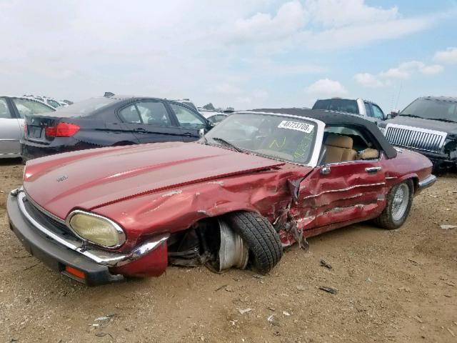 SAJNW4847NC182922 - 1992 JAGUAR XJS RED photo 2