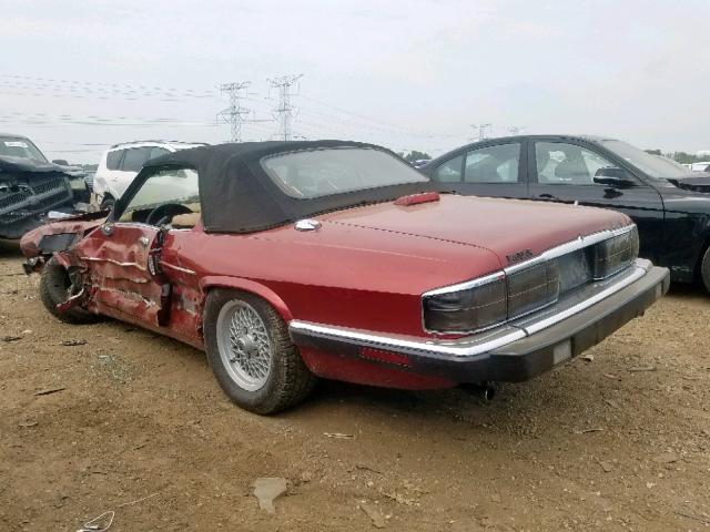 SAJNW4847NC182922 - 1992 JAGUAR XJS RED photo 3