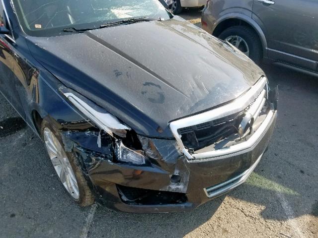 1G6AH5R38D0123948 - 2013 CADILLAC ATS LUXURY BLACK photo 9