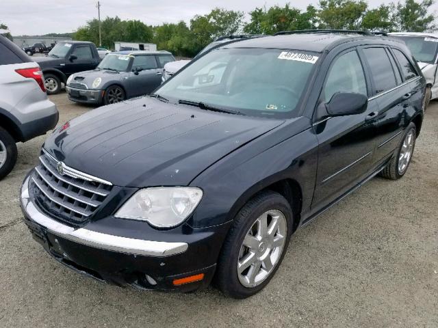 2A8GF78X28R144053 - 2008 CHRYSLER PACIFICA L BLACK photo 2
