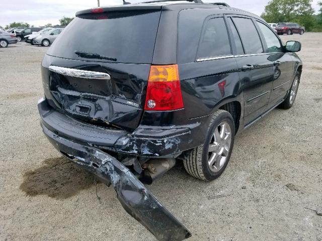 2A8GF78X28R144053 - 2008 CHRYSLER PACIFICA L BLACK photo 4