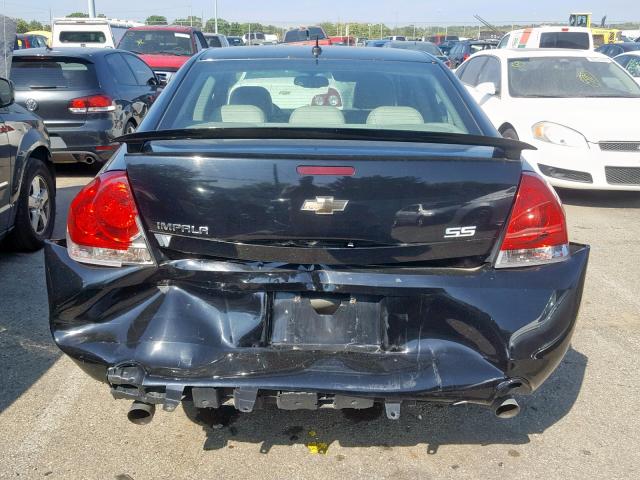 2G1WD58C669137154 - 2006 CHEVROLET IMPALA SUP Қара фото 9
