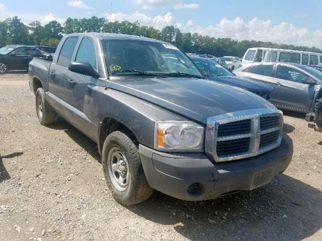 1D7HW28K36S715425 - 2006 DODGE DAKOTA QUA GRAY photo 1