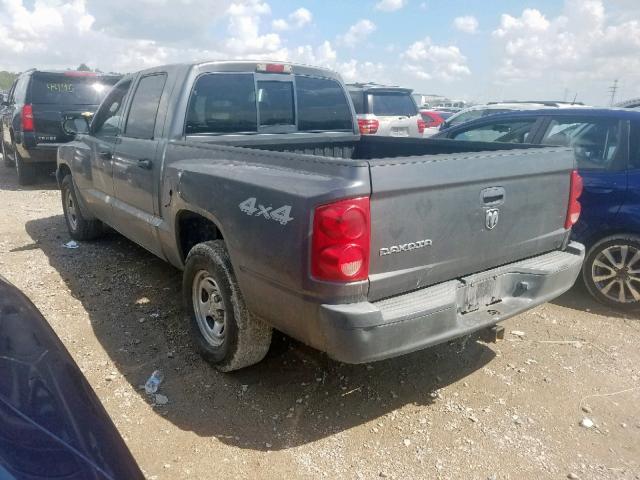 1D7HW28K36S715425 - 2006 DODGE DAKOTA QUA GRAY photo 3