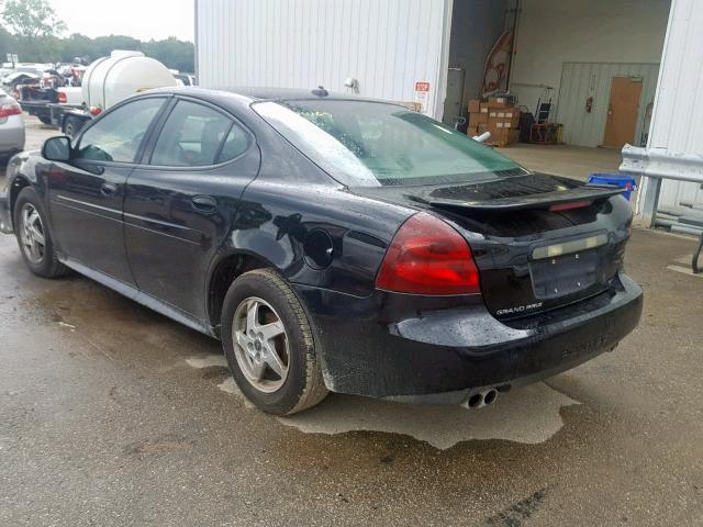 2G2WS522841218699 - 2004 PONTIAC GRAND PRIX Սև լուսանկար 3