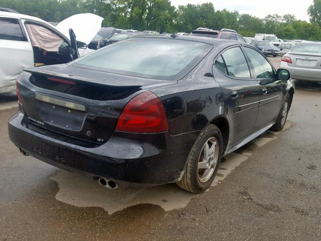 2G2WS522841218699 - 2004 PONTIAC GRAND PRIX Սև լուսանկար 4