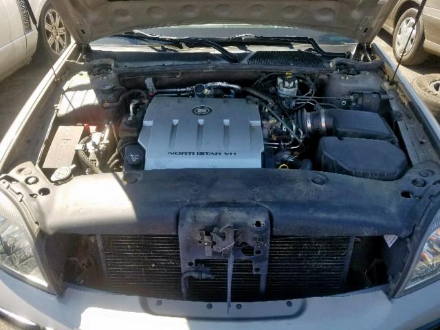 1G6KD54Y74U184008 - 2004 CADILLAC DEVILLE GRAY photo 7