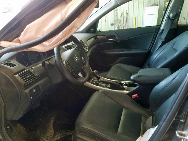 1HGCR3F81GA024492 - 2016 HONDA ACCORD EXL BLACK photo 5