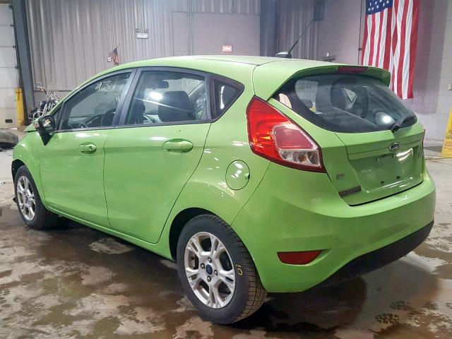 3FADP4EJ7EM199807 - 2014 FORD FIESTA SE GREEN photo 3