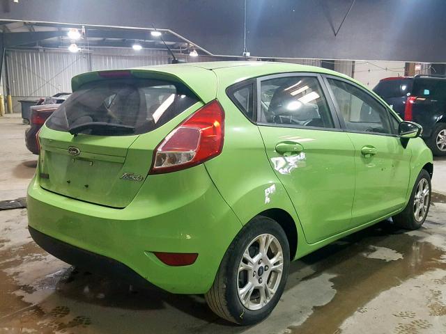 3FADP4EJ7EM199807 - 2014 FORD FIESTA SE GREEN photo 4