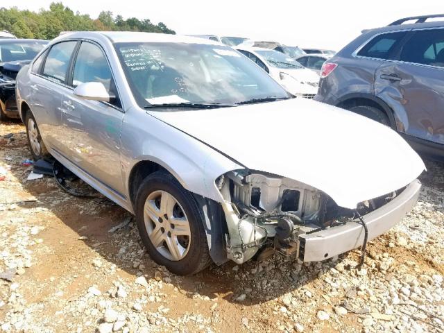 2G1WA5EK1A1105210 - 2010 CHEVROLET IMPALA LS SILVER photo 1