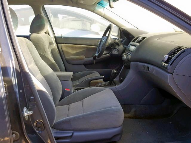 3HGCM56323G711779 - 2003 HONDA ACCORD LX GRAY photo 5