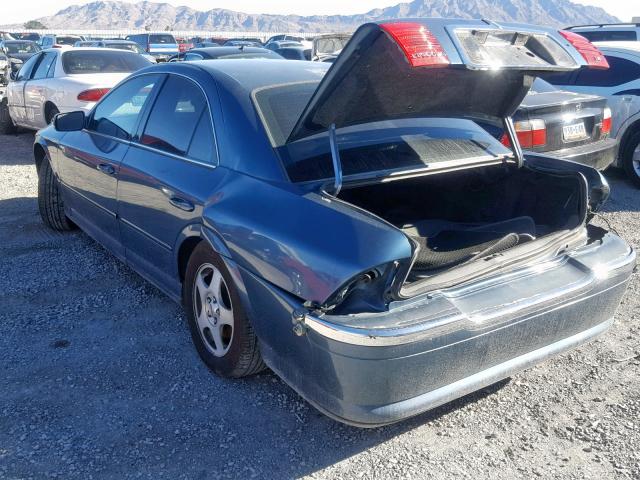 1LNHM86S61Y632109 - 2001 LINCOLN LS BLUE photo 3