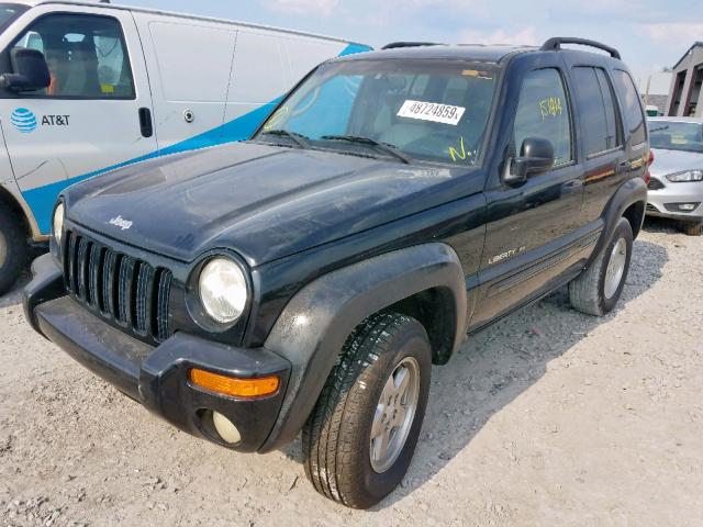 1J4GK58K72W116219 - 2002 JEEP LIBERTY LI BLACK photo 2