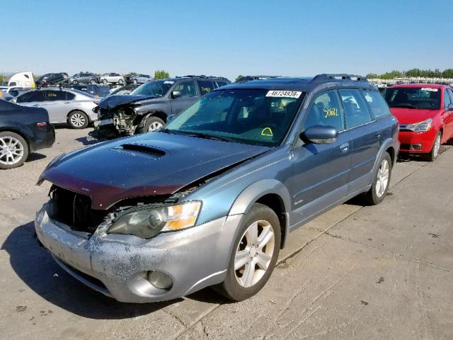 4S4BP67C054343006 - 2005 SUBARU LEGACY OUT BLUE photo 2