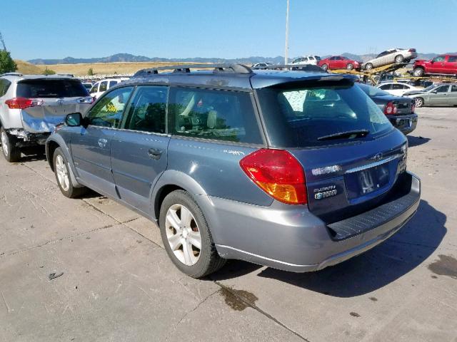 4S4BP67C054343006 - 2005 SUBARU LEGACY OUT BLUE photo 3