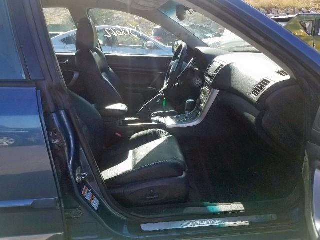 4S4BP67C054343006 - 2005 SUBARU LEGACY OUT BLUE photo 5