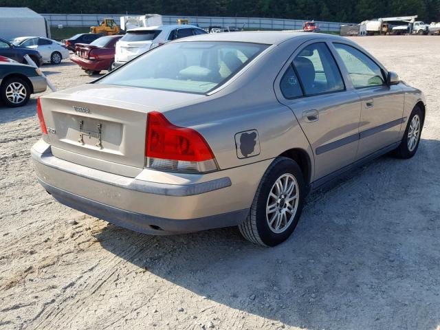 YV1RS61T942352754 - 2004 VOLVO S60 GOLD photo 4