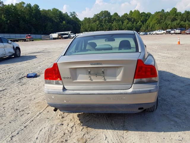 YV1RS61T942352754 - 2004 VOLVO S60 GOLD photo 9