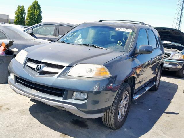 2HNYD18985H549538 - 2005 ACURA MDX TOURIN GRAY photo 2