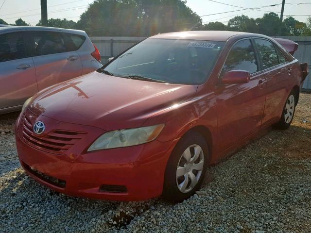4T1BE46K17U062211 - 2007 TOYOTA CAMRY NEW RED photo 2