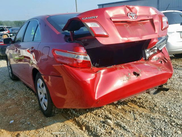 4T1BE46K17U062211 - 2007 TOYOTA CAMRY NEW RED photo 3