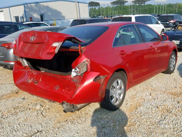 4T1BE46K17U062211 - 2007 TOYOTA CAMRY NEW RED photo 4