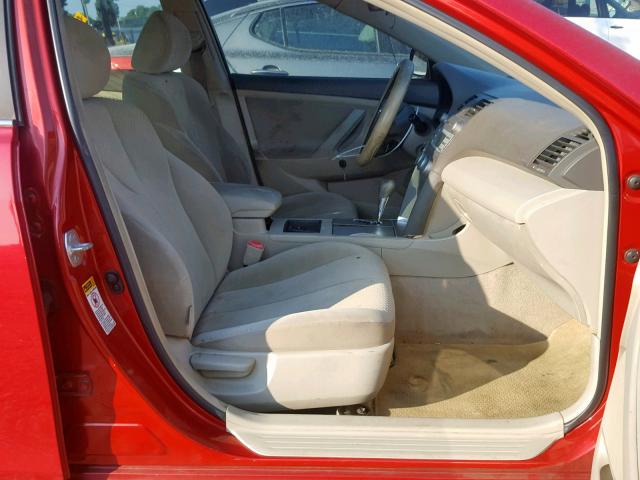 4T1BE46K17U062211 - 2007 TOYOTA CAMRY NEW RED photo 5