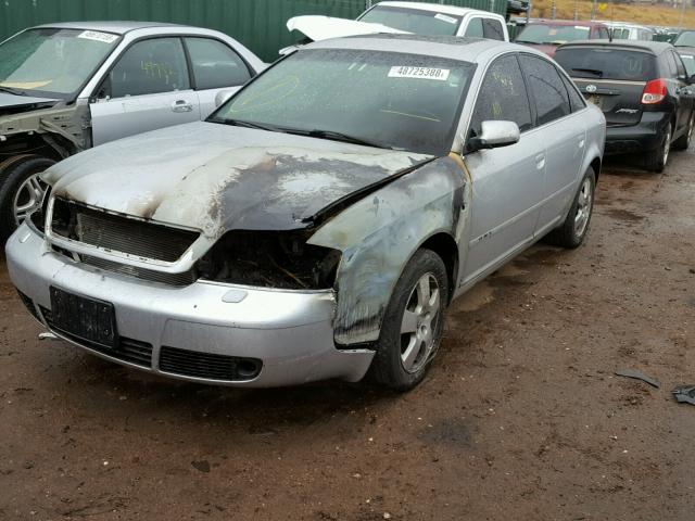 WAUED64B01N142925 - 2001 AUDI A6 2.7T QU SILVER photo 2