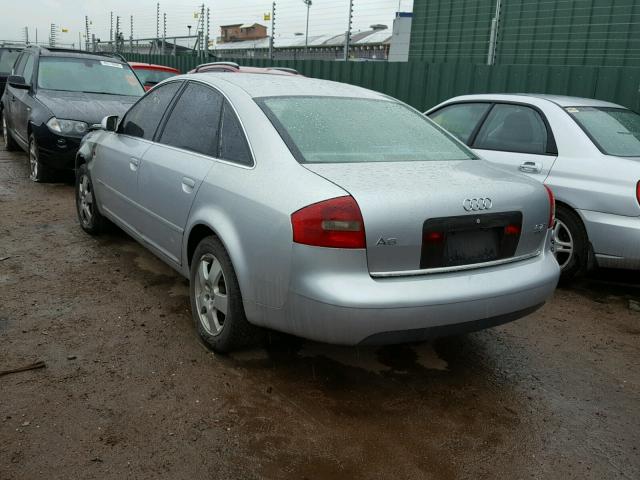 WAUED64B01N142925 - 2001 AUDI A6 2.7T QU SILVER photo 3