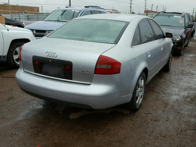 WAUED64B01N142925 - 2001 AUDI A6 2.7T QU SILVER photo 4