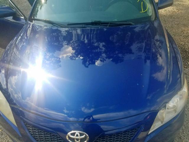 4T1BK46K27U027735 - 2007 TOYOTA CAMRY NEW BLUE photo 9