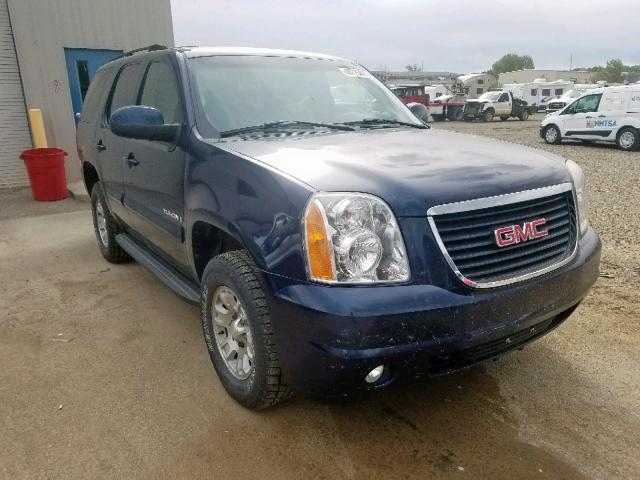 1GKFK13027R336264 - 2007 GMC YUKON BLUE photo 1