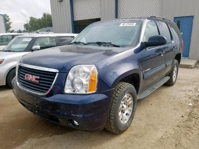 1GKFK13027R336264 - 2007 GMC YUKON BLUE photo 2