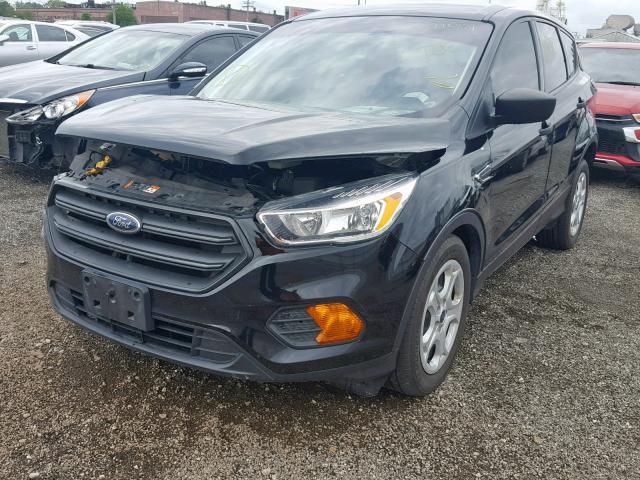 1FMCU0F78HUB37855 - 2017 FORD ESCAPE S BLACK photo 2