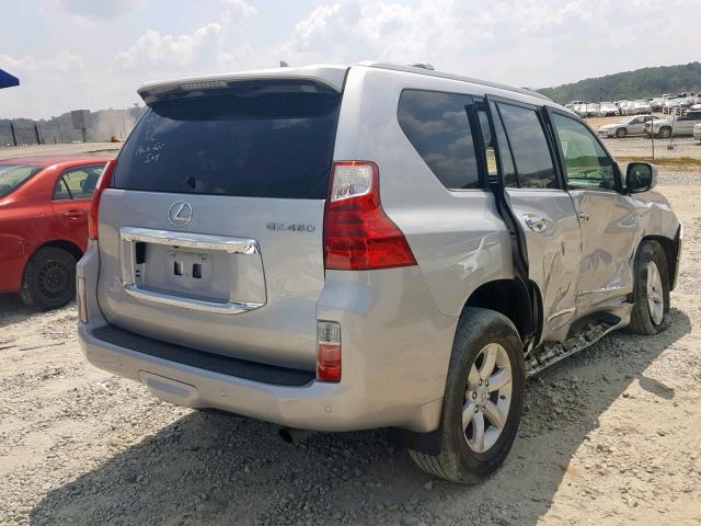 JTJBM7FX2B5019856 - 2011 LEXUS GX SILVER photo 4