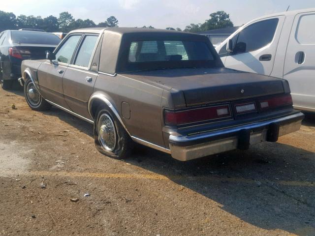 1C3BF66P0HW138519 - 1987 CHRYSLER FIFTH AVEN BROWN photo 3