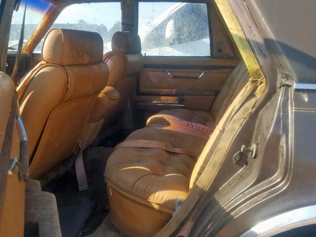 1C3BF66P0HW138519 - 1987 CHRYSLER FIFTH AVEN BROWN photo 6