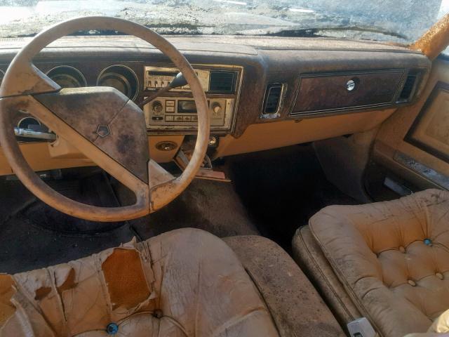 1C3BF66P0HW138519 - 1987 CHRYSLER FIFTH AVEN BROWN photo 9