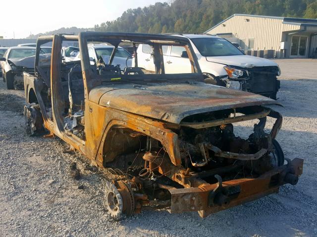 1J4GA59197L206568 - 2007 JEEP WRANGLER S BURN photo 1