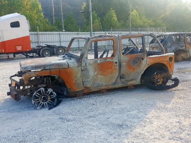 1J4GA59197L206568 - 2007 JEEP WRANGLER S BURN photo 10