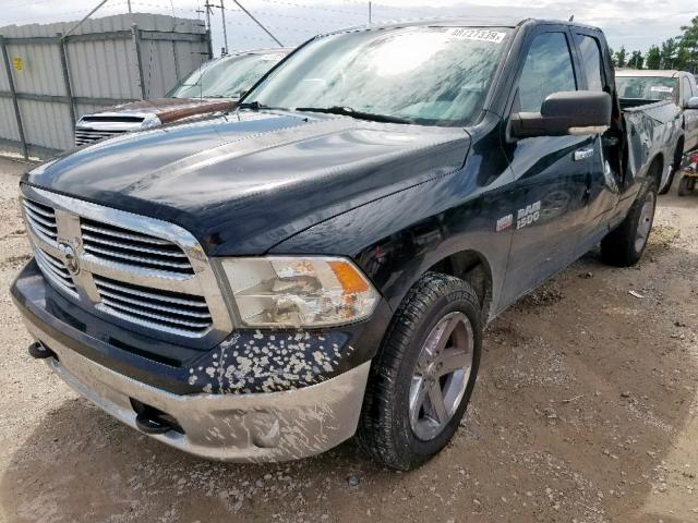 1C6RR7GT7ES137025 - 2014 RAM 1500 SLT BLACK photo 2