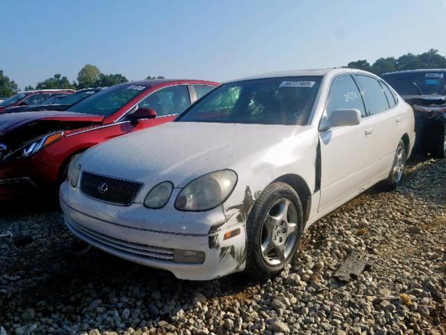 JT8BD68S7Y0115596 - 2000 LEXUS GS 300 WHITE photo 2